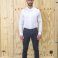 Camisa cuello Mao reciclada hombre Bart Men. .
