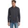 Chaqueta organica larga unisex Mael. Color noche.