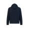 Sudadera oversize capucha reciclada unisex K949. Color azul marino.