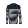 Jersey de rayas hombre K989. Color striped navy/Off white.
