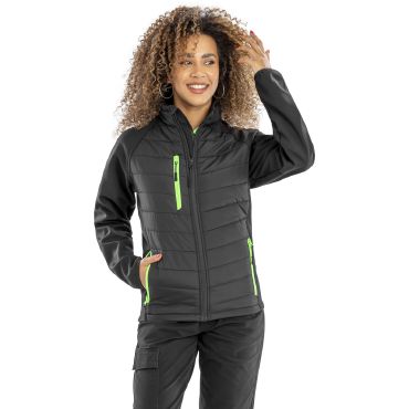 Chaqueta softshell acolchada reciclada unisex R237x
