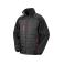 Chaqueta softshell acolchada reciclada unisex R237x. Color black/red.