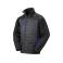 Chaqueta softshell acolchada reciclada unisex R237x. Color black/royal.