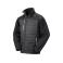 Chaqueta softshell acolchada reciclada unisex R237x. Color black/grey.
