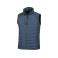 Chaleco softshell acolchada reciclada unisex R238x. Color navy/navy.