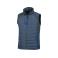 Chaleco softshell acolchada reciclada unisex R238x. Color navy/royal.