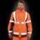 Chaqueta impermeable reflectante reciclada unisex R507x. .