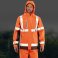 Chaqueta impermeable reflectante reciclada unisex R507x. .