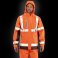 Chaqueta impermeable reflectante reciclada unisex R507x. .