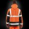 Chaqueta impermeable reflectante reciclada unisex R507x. .