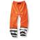 Pantalón impermeable reflectante reciclado unisex R508x. Color fluorescent orange/black.