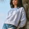 Sudadera oversize reciclada mujer Heavyweight. .
