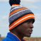 Gorro con pompón B474r. .
