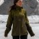 Chaqueta softshell montaña con capucha mujer RX-2W Vertex Stormshell. .