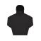 Sudadera con capucha sostenible unisex WG002. Color negro.