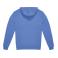 Sudadera con capucha sostenible unisex Id.223. Color lake blue.