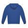 Sudadera con capucha sostenible unisex Id.223. Color azul royal.