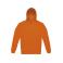 Sudadera con capucha sostenible unisex Id.223. Color naranja.