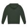 Sudadera con capucha sostenible unisex Id.223. Color forest green.