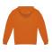 Sudadera con capucha sostenible unisex Id.223. Color naranja.
