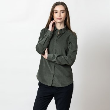 Camisa cordoroy Edición Limitada mujer Indigo Bow 134 Cord Camisa cordoroy Edición Limitada mujer Indigo Bow 134 Cord