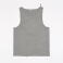 Camiseta de tirantes orgánica unisex M133. Color gris jaspeado mezcla.