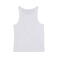 Camiseta de tirantes orgánica unisex M133. Color blanco.