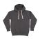 Sudadera con capucha hombre M73. Color gris carbón mezcla.