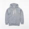 Sudadera con capucha hombre M73. Color gris jaspeado mezcla.