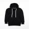 Sudadera con capucha y cremallera hombre M83. Color negro.
