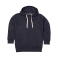 Sudadera con capucha y cremallera hombre M83. Color azul marino oscuro.