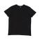 Camiseta orgánica hombre M01. Color negro.