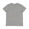 Camiseta orgánica hombre M01. Color gris jaspeado mezcla.
