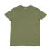 Camiseta orgánica hombre M01. Color oliva suave.