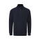Sudadera media cremallera unisex P197. Color azul marino.