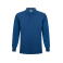 Polo manga larga hombre Pique man. Color royal.