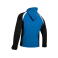 Chaqueta softshell capucha niño Softsehll. Color royal/negro/blanco.