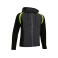 Chaqueta softshell capucha niño Softsehll. Color gris antr/negro/amarillo f.