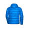 Plumífero con capucha reversible ultraligero hombre JN1060. Color blue/silver.