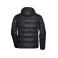 Plumífero con capucha reversible ultraligero hombre JN1060. Color black/grey.