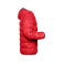 Plumífero con capucha reversible ultraligero hombre JN1060. Color red/navy.