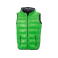 Chaleco plumas con capucha reversible ultraligero hombre JN1062. Color green/carbon.