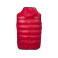 Chaleco plumas con capucha reversible ultraligero hombre JN1062. Color red/navy.