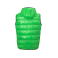 Chaleco plumas con capucha reversible ultraligero hombre JN1062. Color green/carbon.