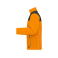 Chaqueta softshell unisex JN1856. Color neon orange/black.