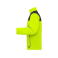Chaqueta softshell unisex JN1856. Color neon yellow/black.