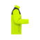 Chaqueta softshell unisex JN1856. Color neon yellow/black.
