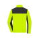 Chaqueta softshell unisex JN1856. Color neon yellow/black.