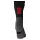 Calcetines altos de trabajo JN213. Color black/red.