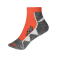 Calcetines cortos deportivos JN214. Color bright/orange/white.